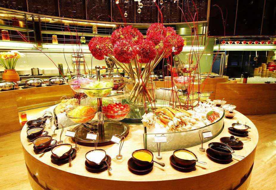Wyndham Grand Plaza Royale Oriental Шанхай Ресторант снимка